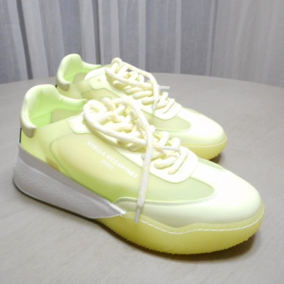 Stella McCartney Yellow Loop Sneaker  size  10B - Picture 6 of 12